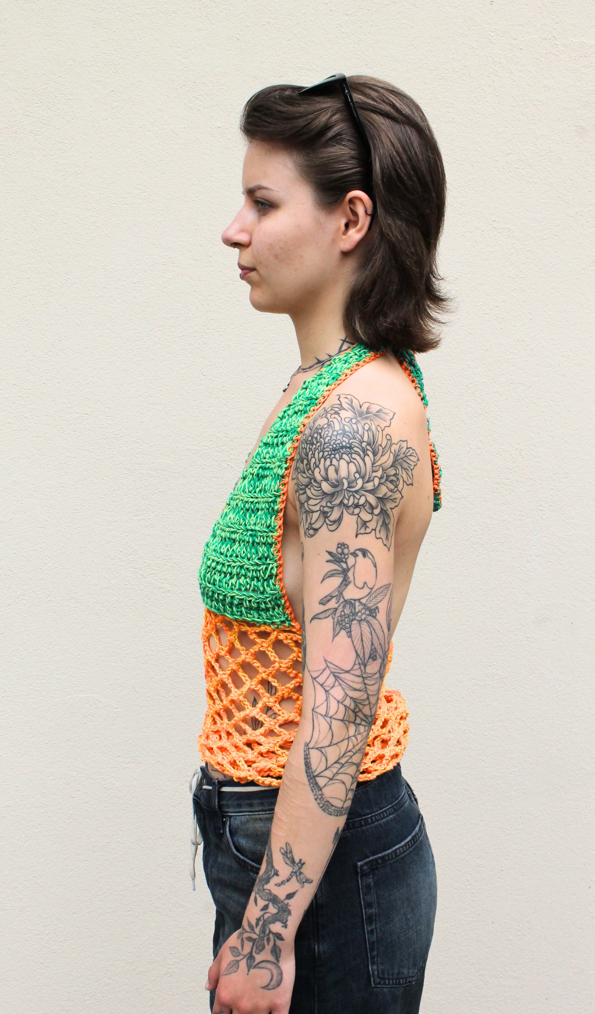 Halter Net Top