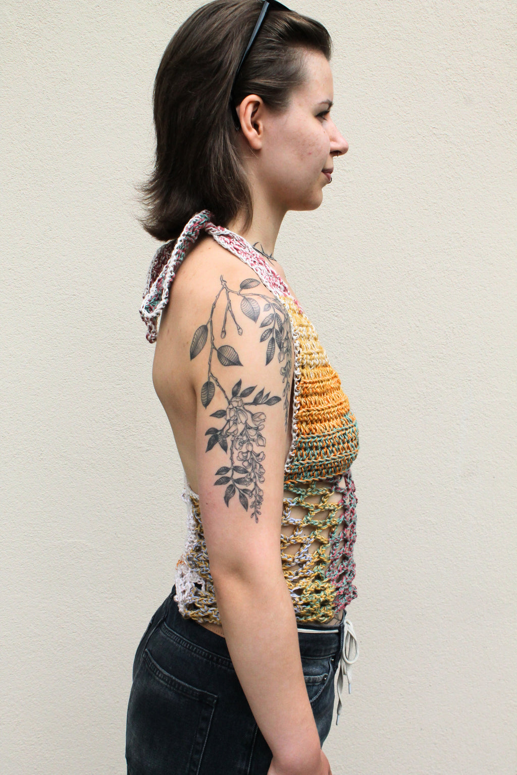 Halter Net Top