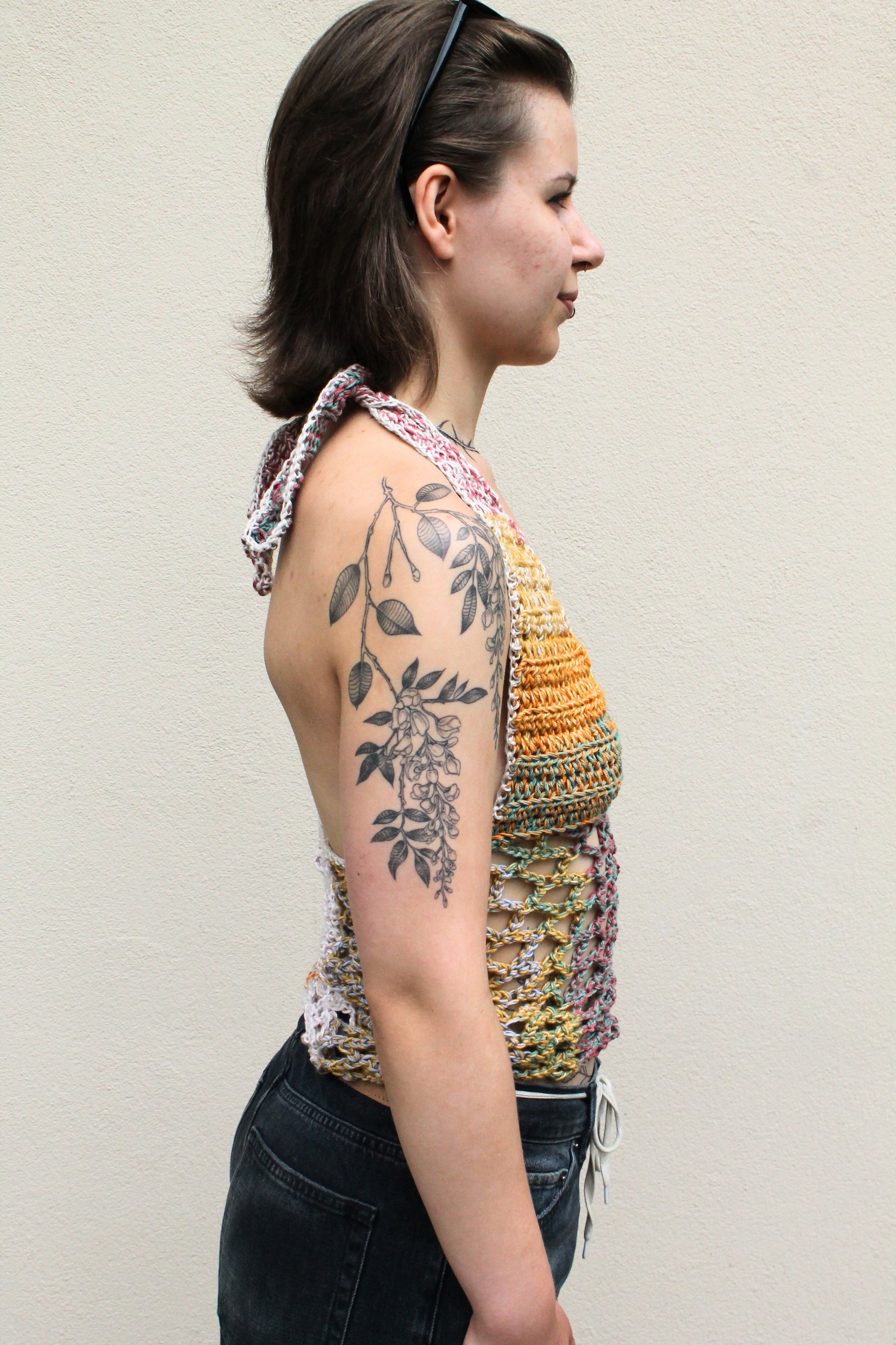 Halter Net Top
