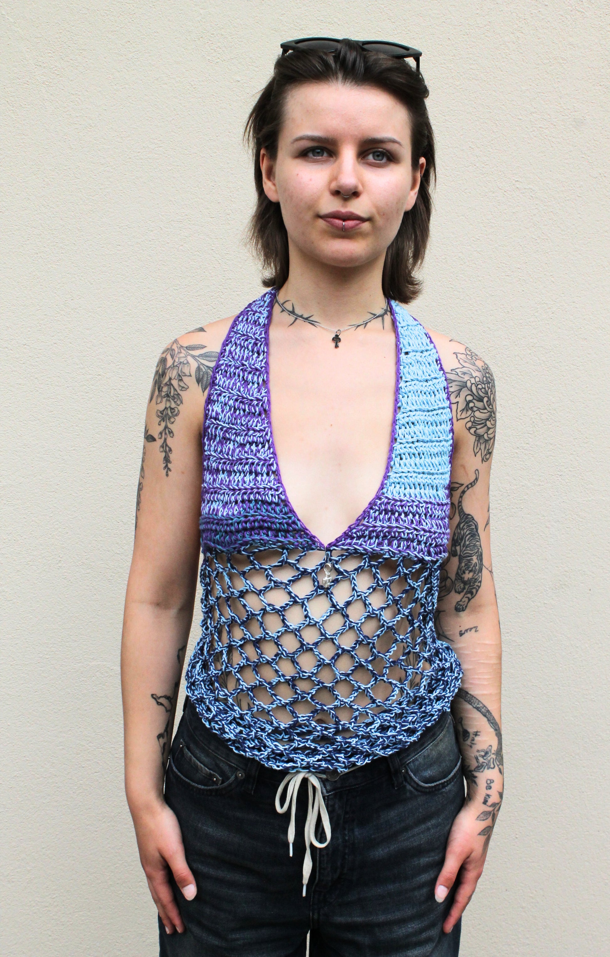 Halter Net Top