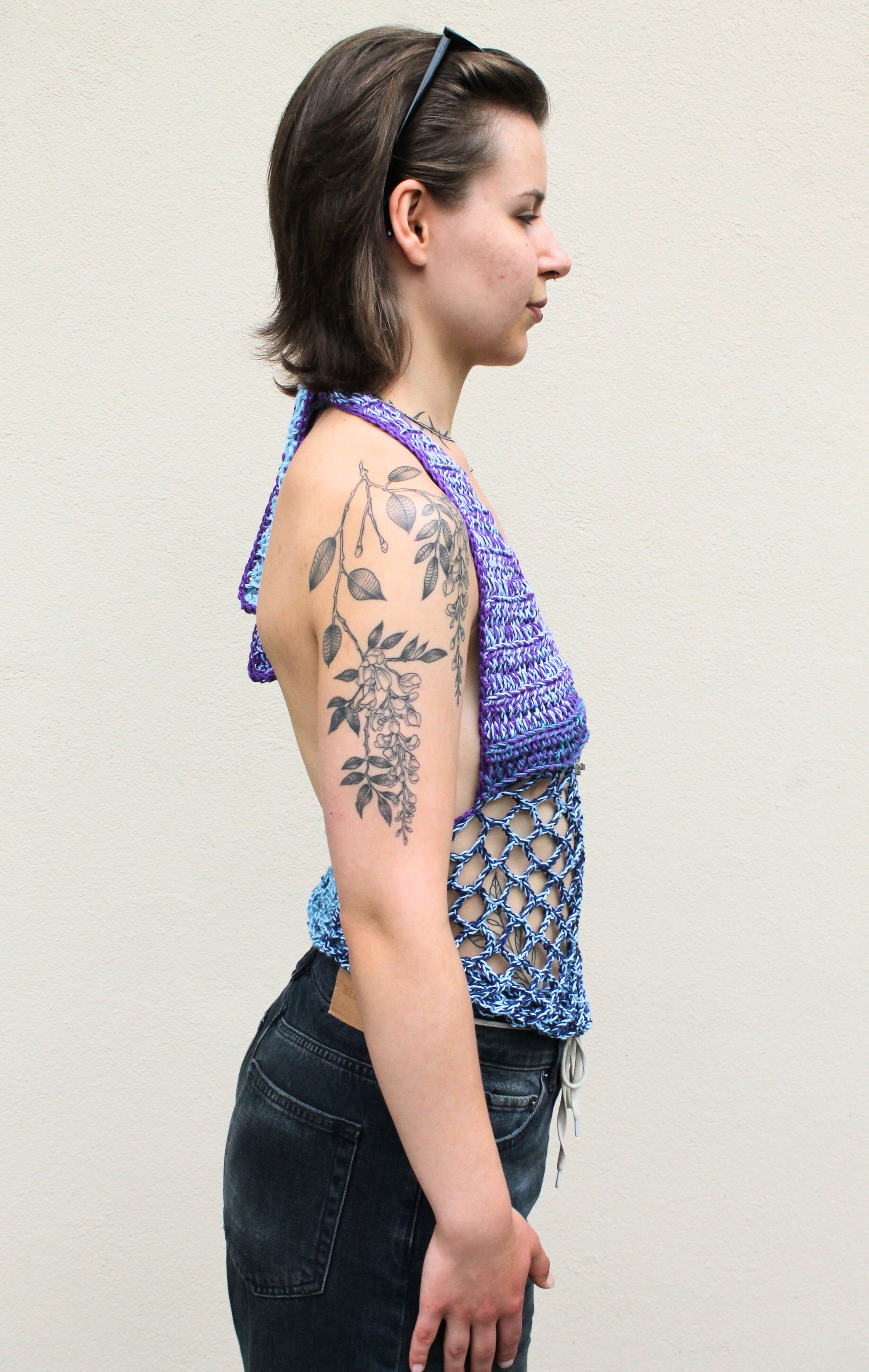 Halter Net Top