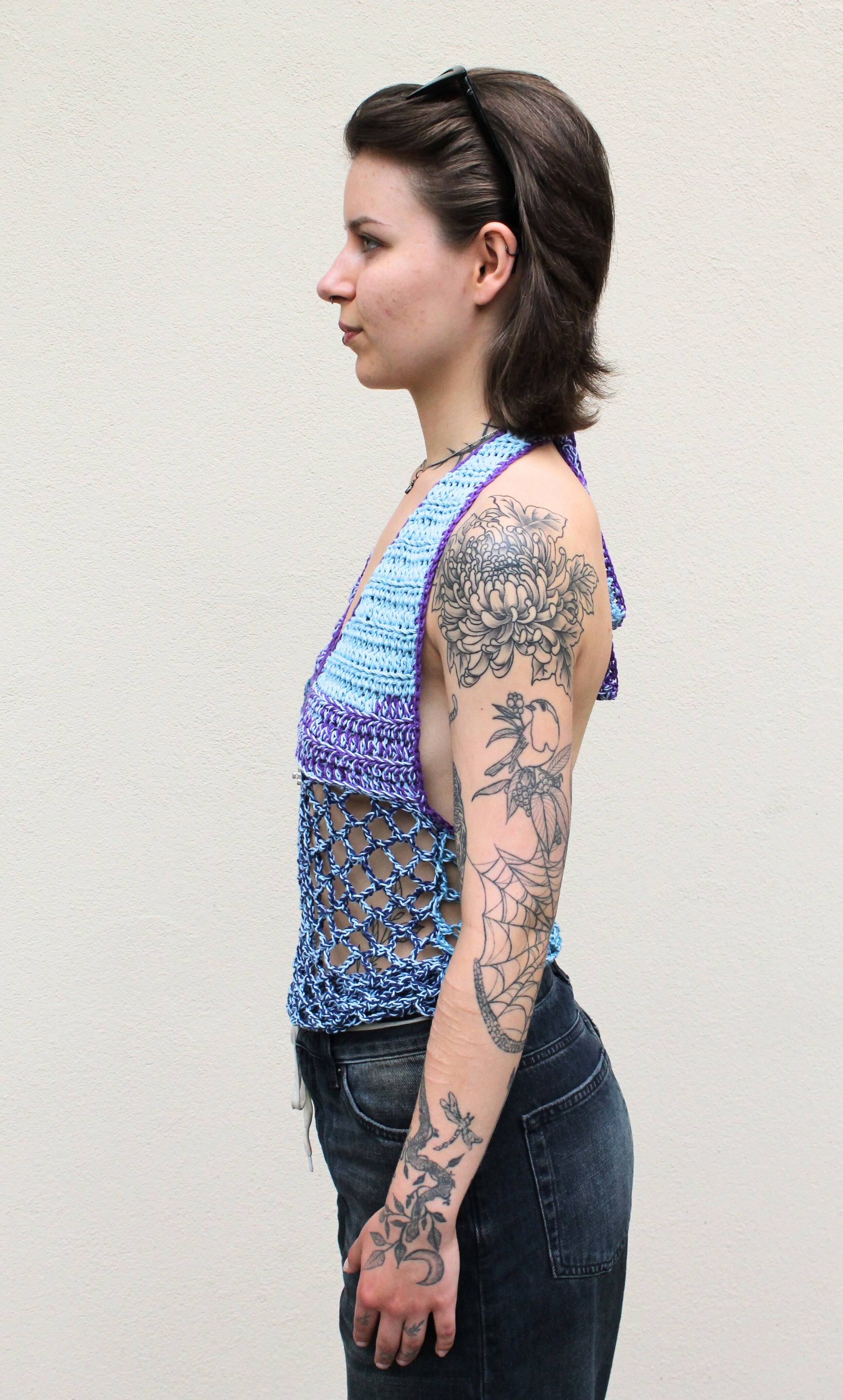 Halter Net Top