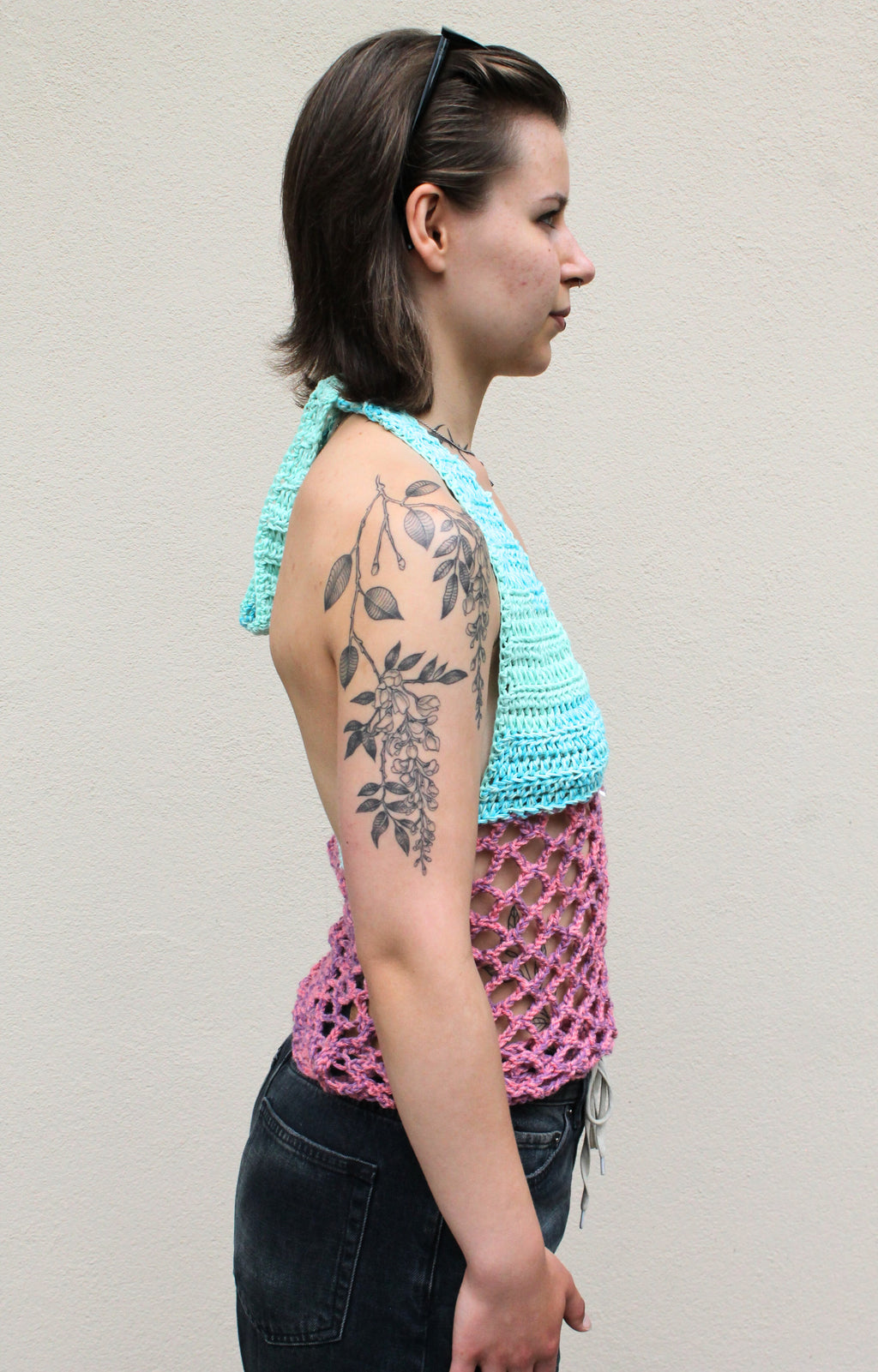 Halter Net Top