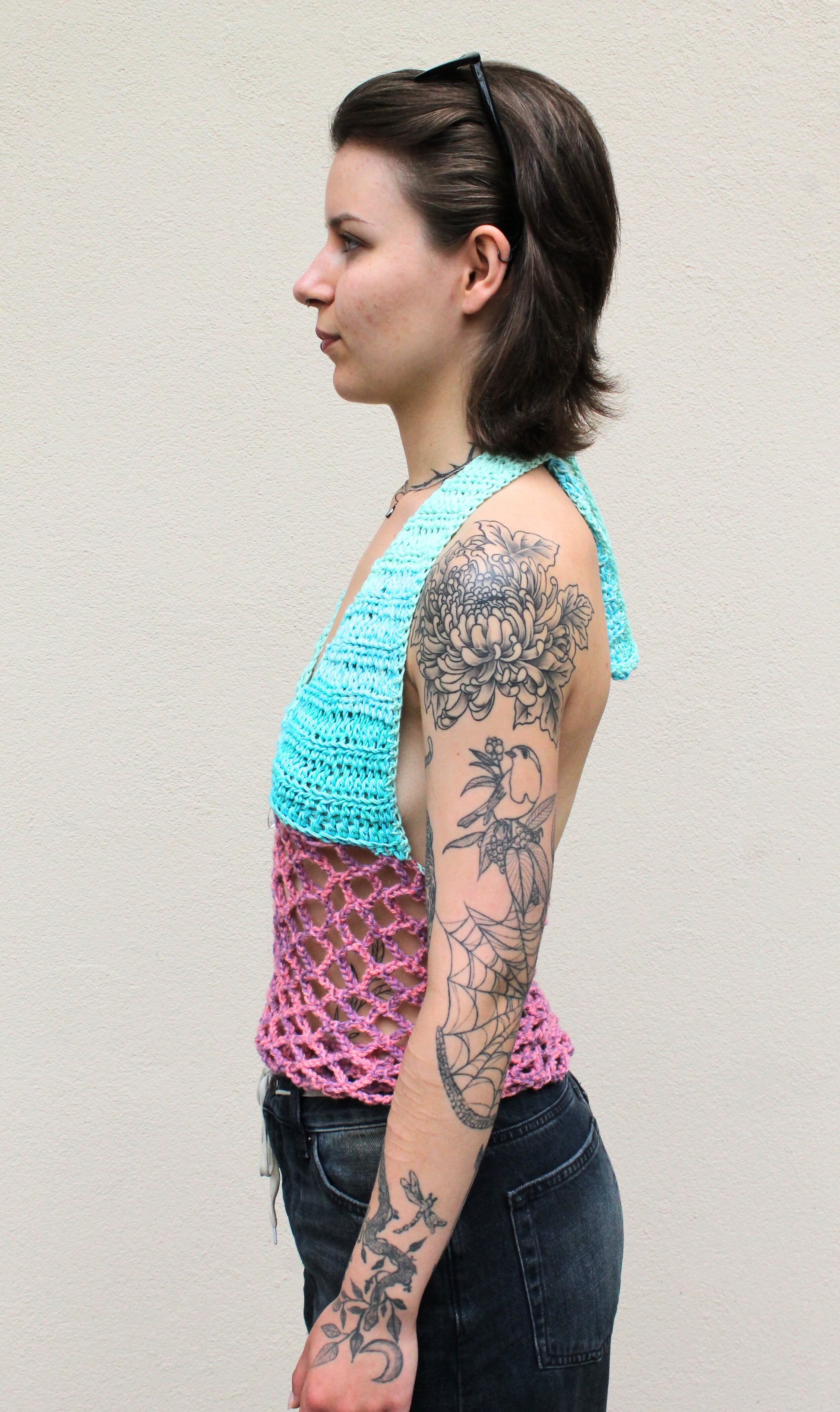 Halter Net Top