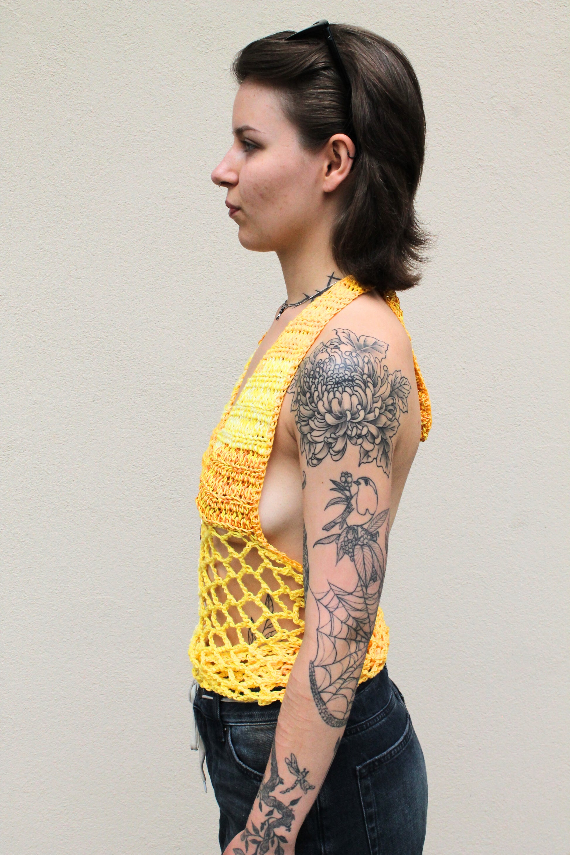 Halter Net Top