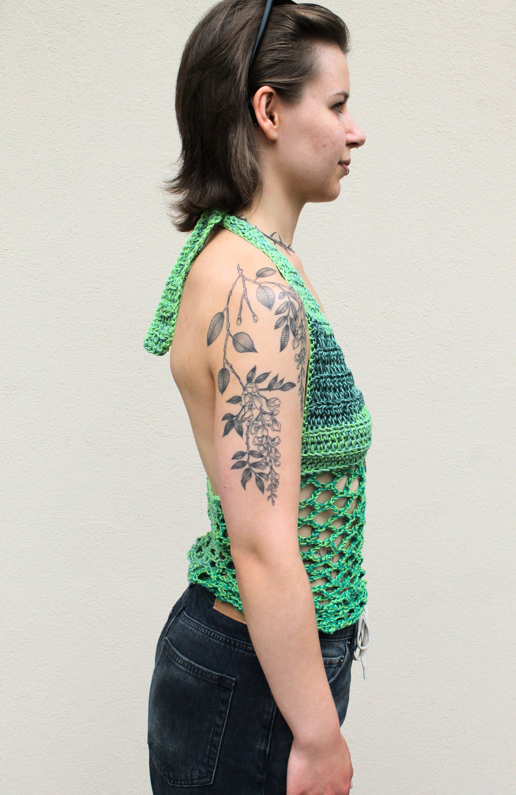 Halter Net Top