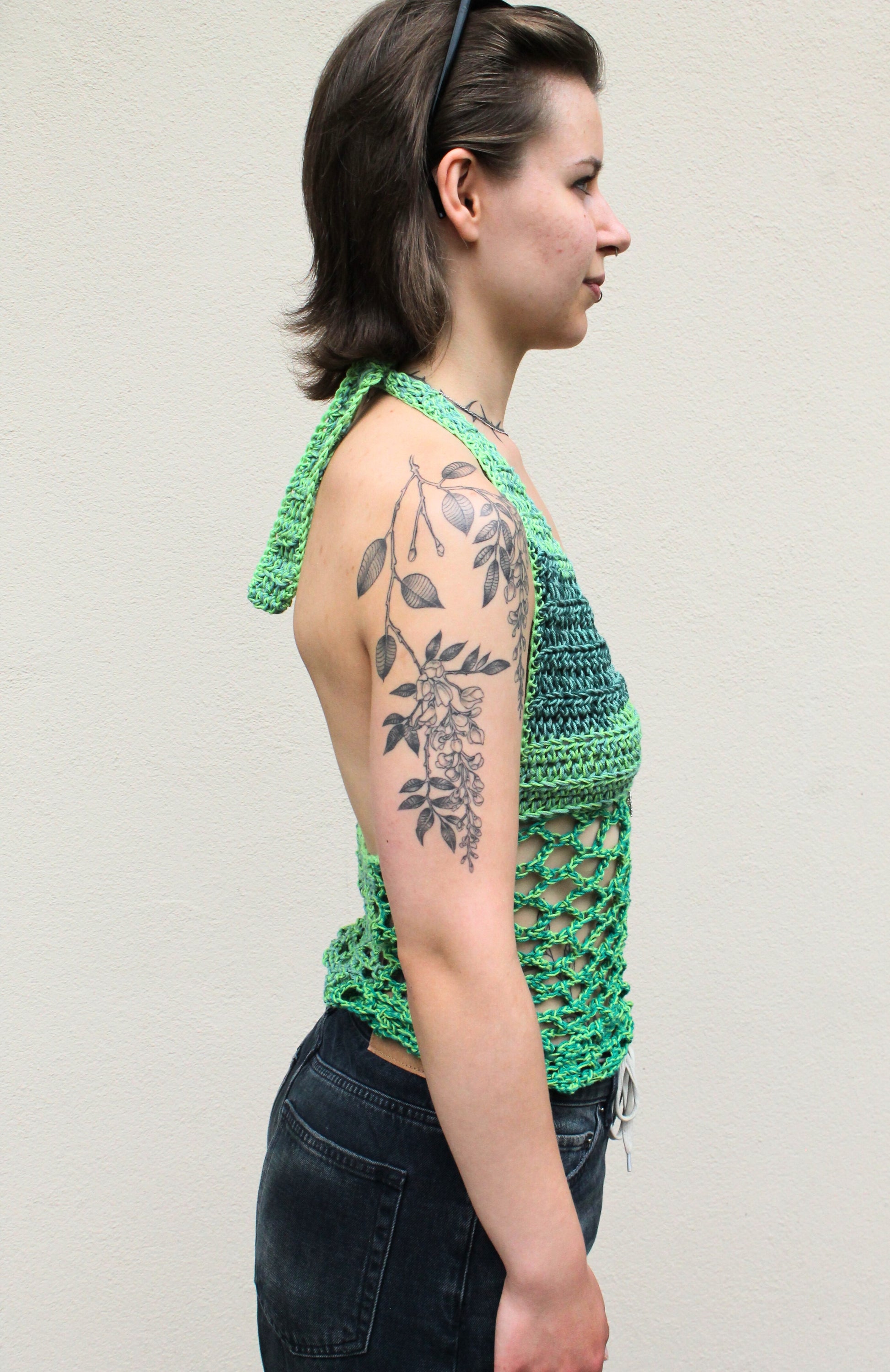 Halter Net Top