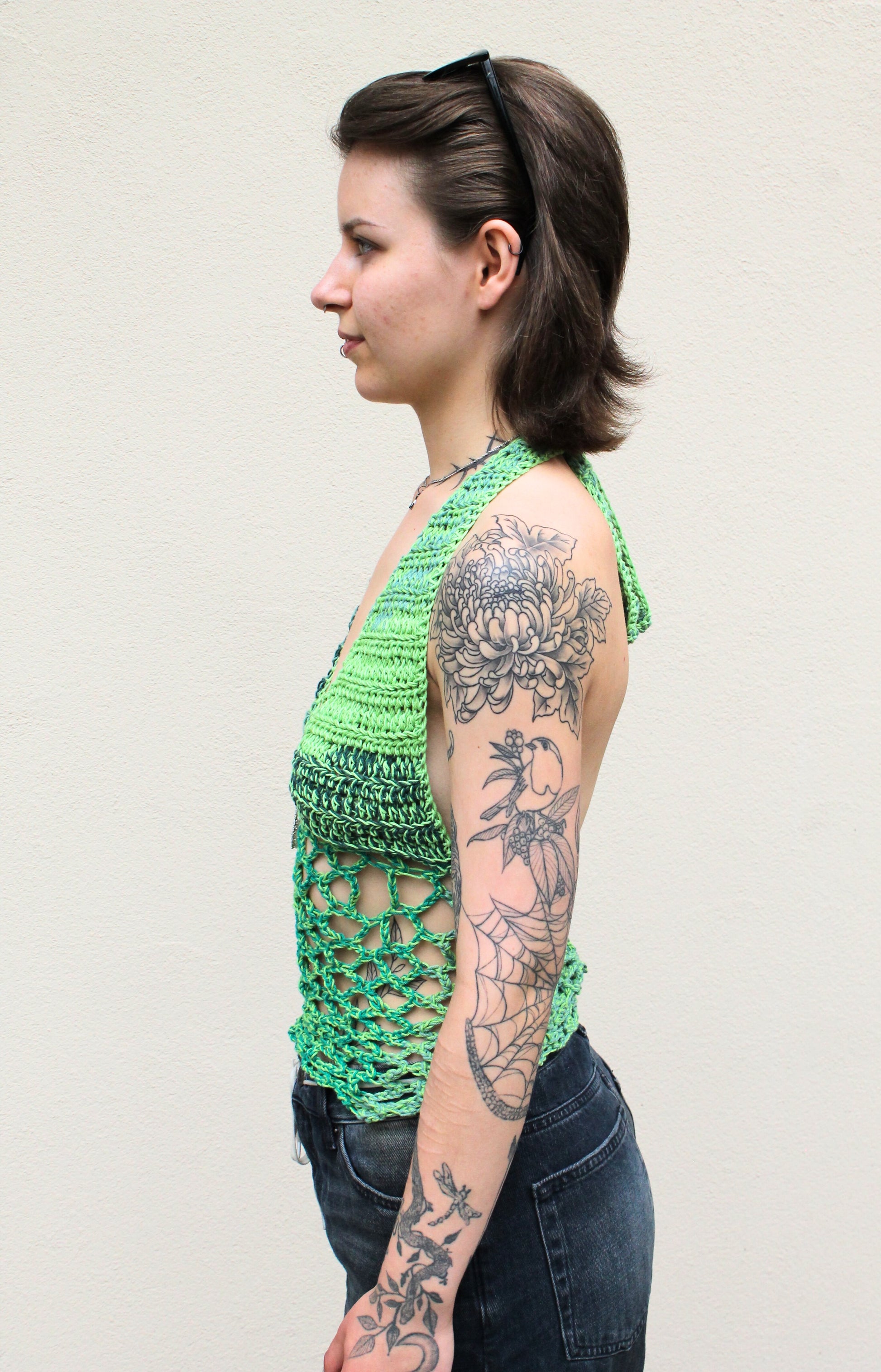 Halter Net Top