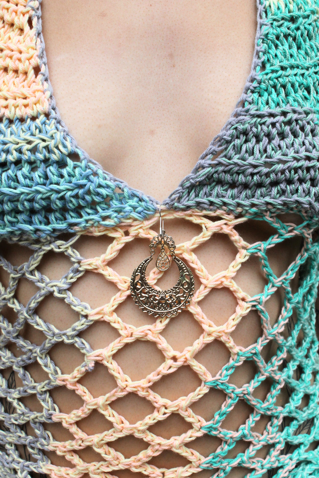 Halter Net Top