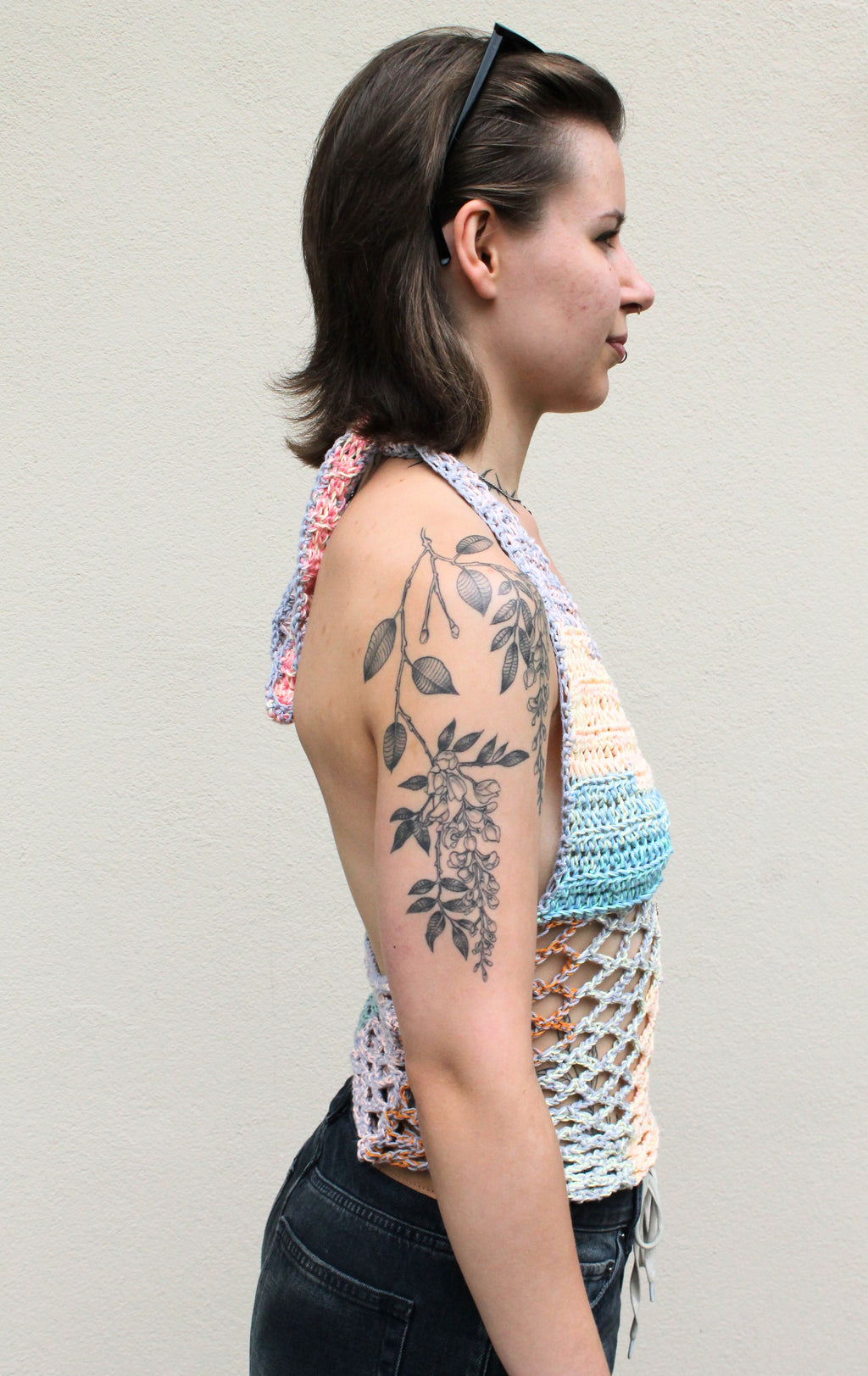 Halter Net Top