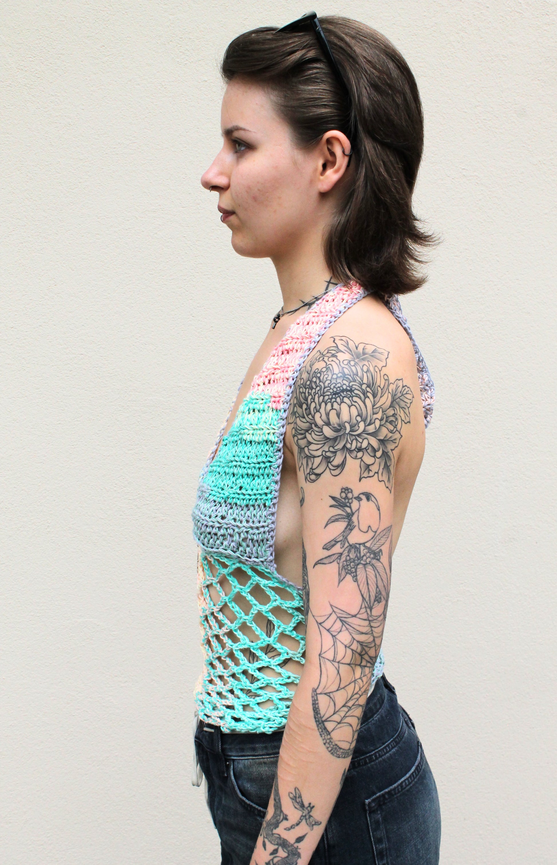 Halter Net Top