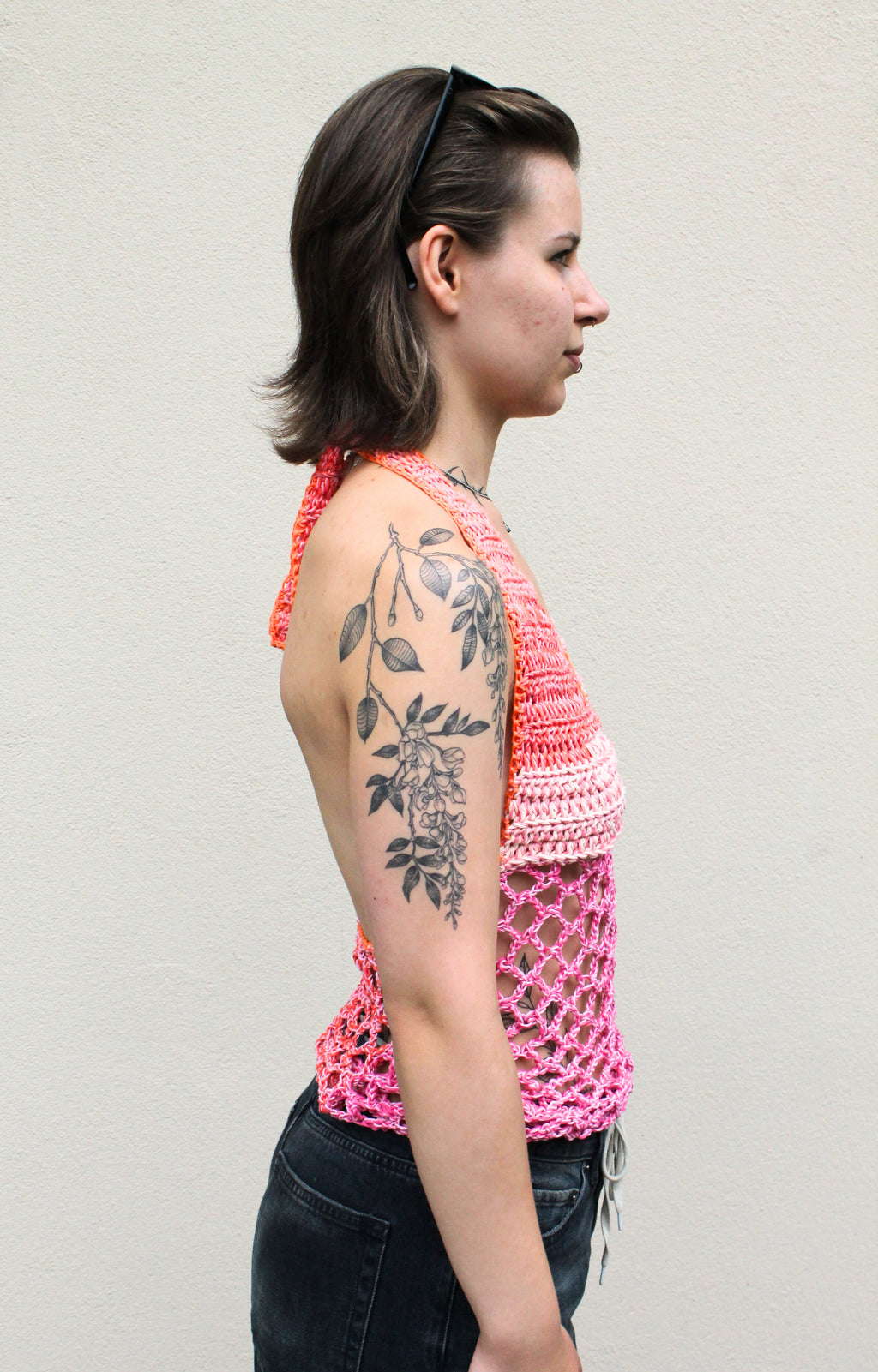 Halter Net Top