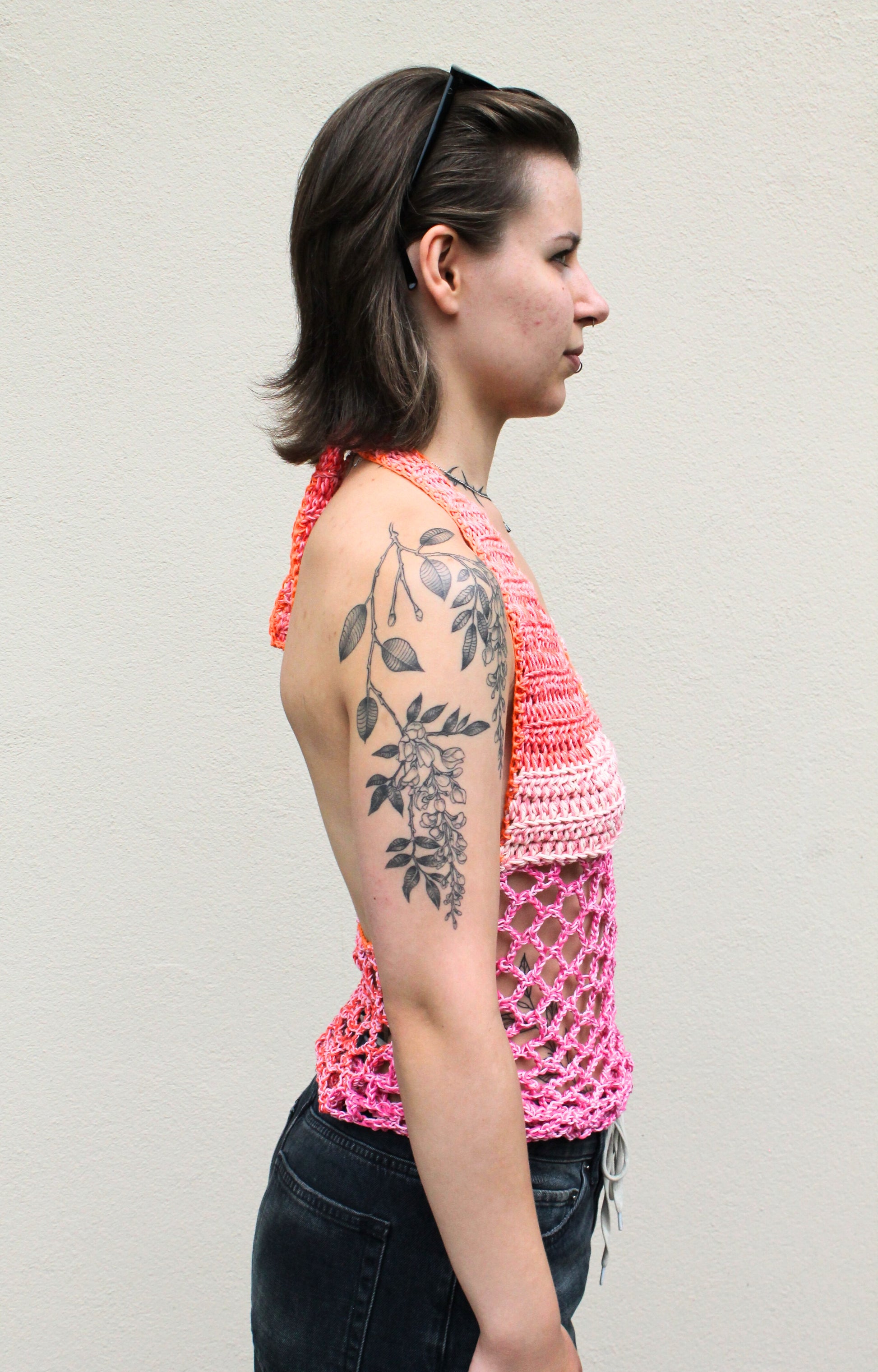 Halter Net Top