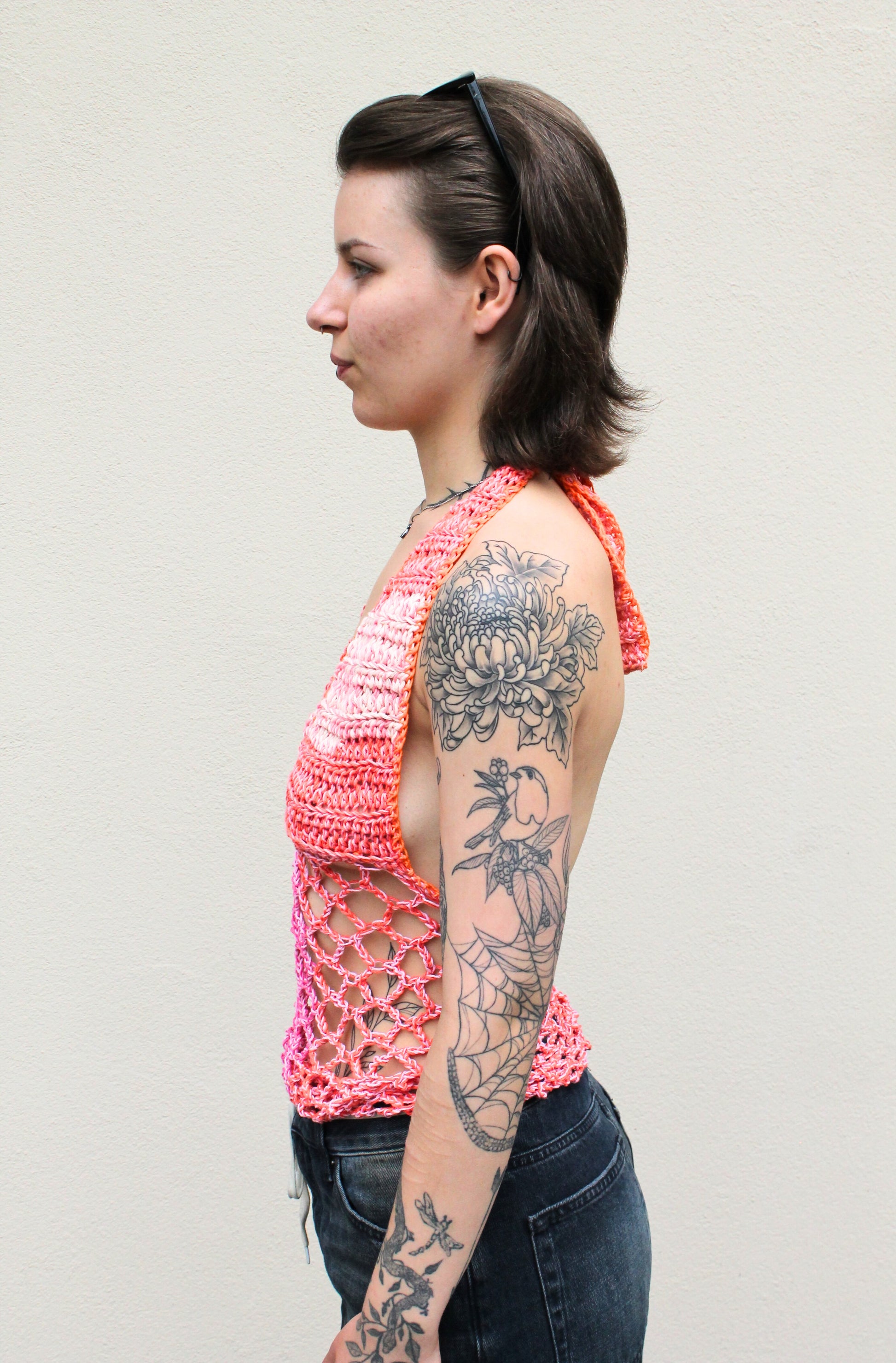 Halter Net Top