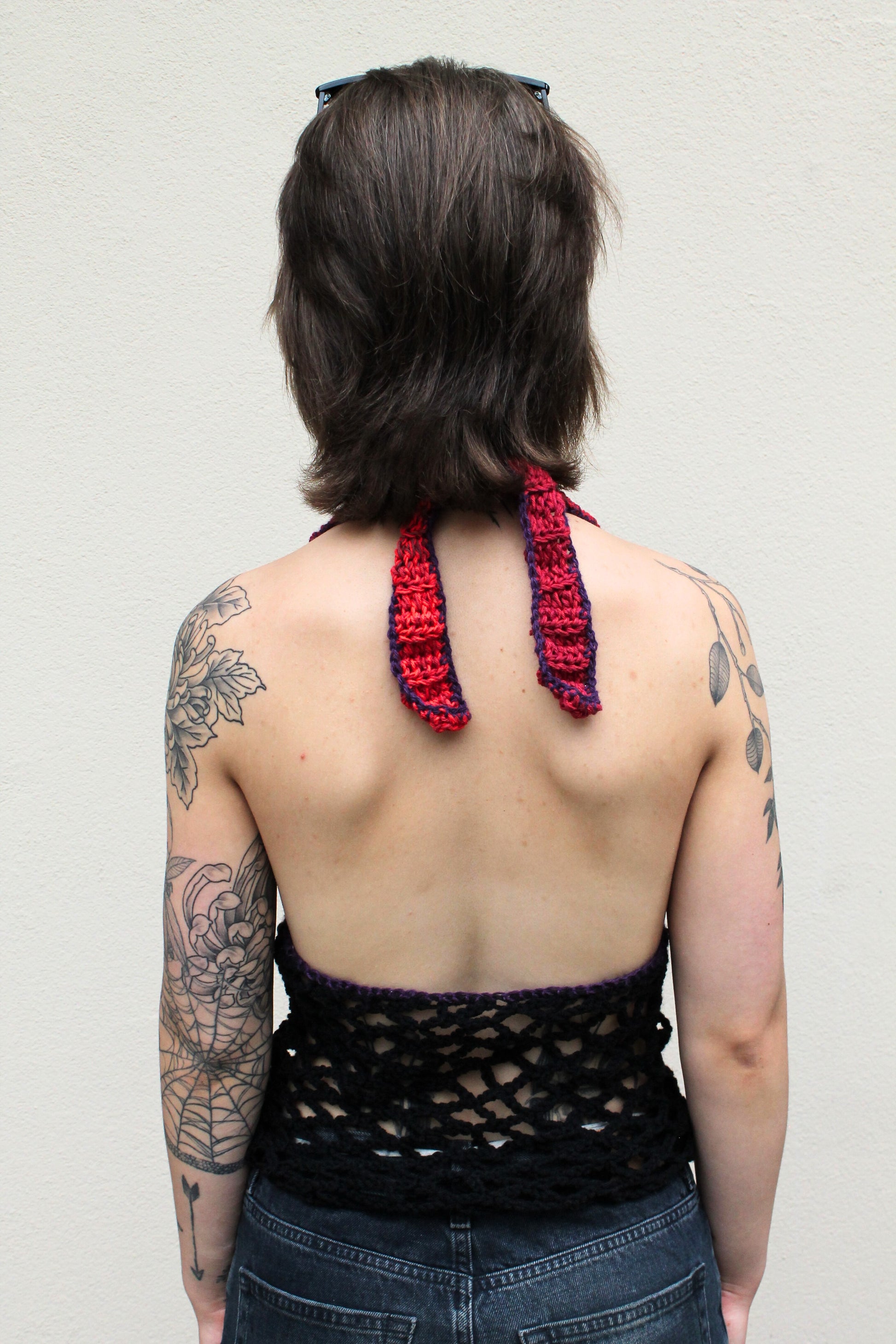 Halter Net Top
