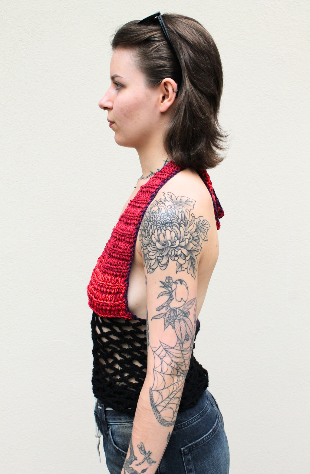 Halter Net Top