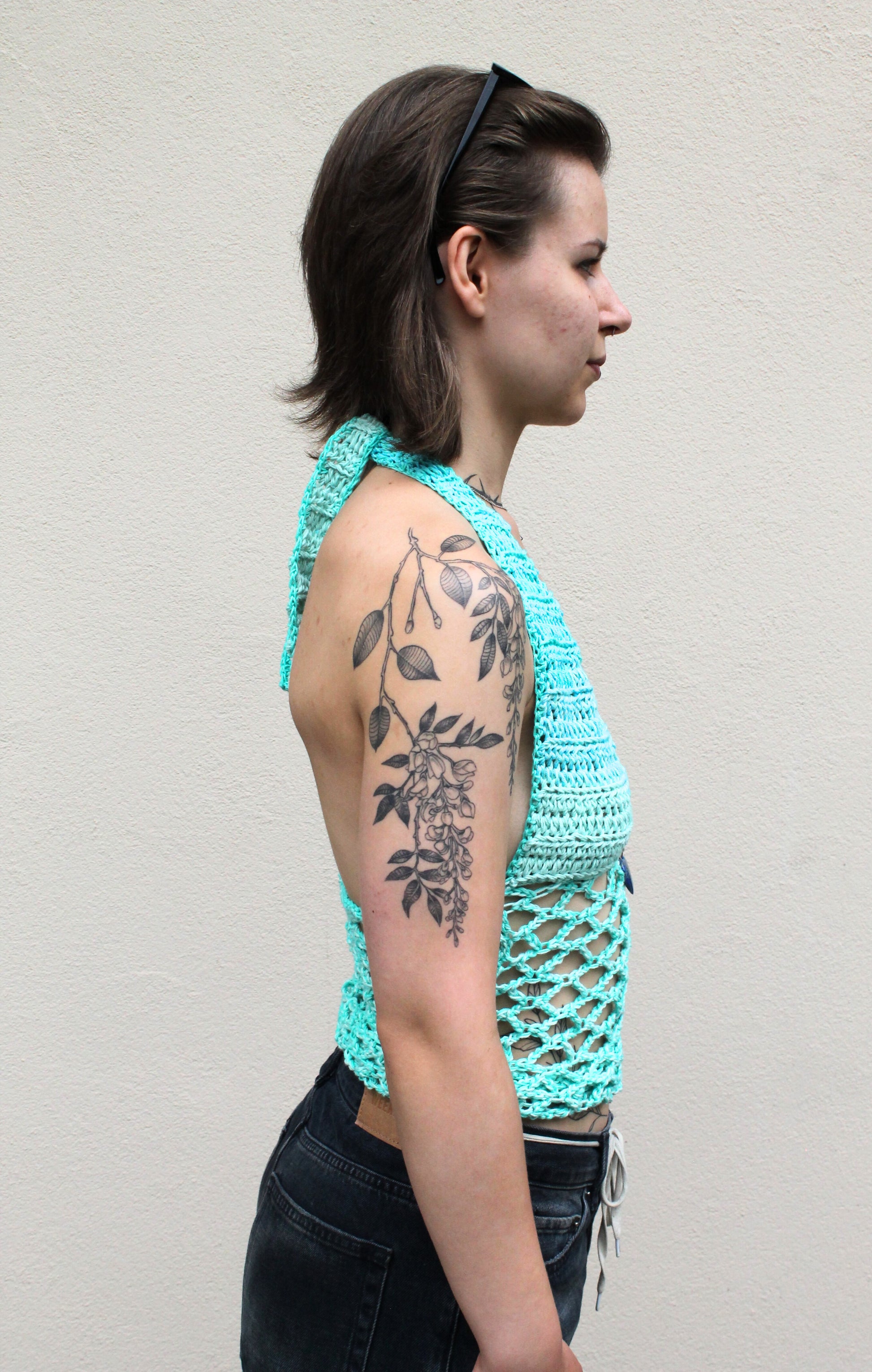 Halter Net Top