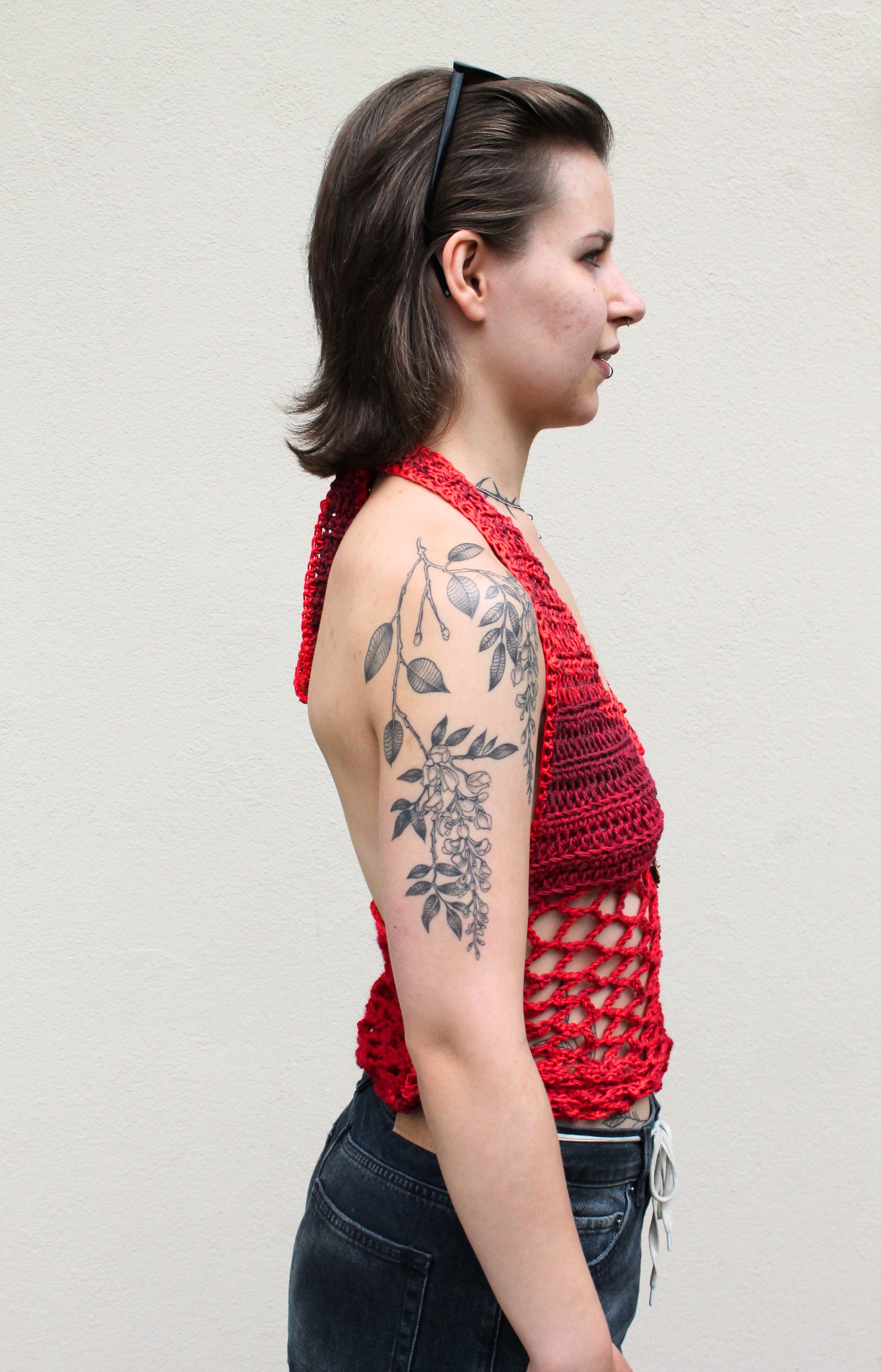 Halter Net Top