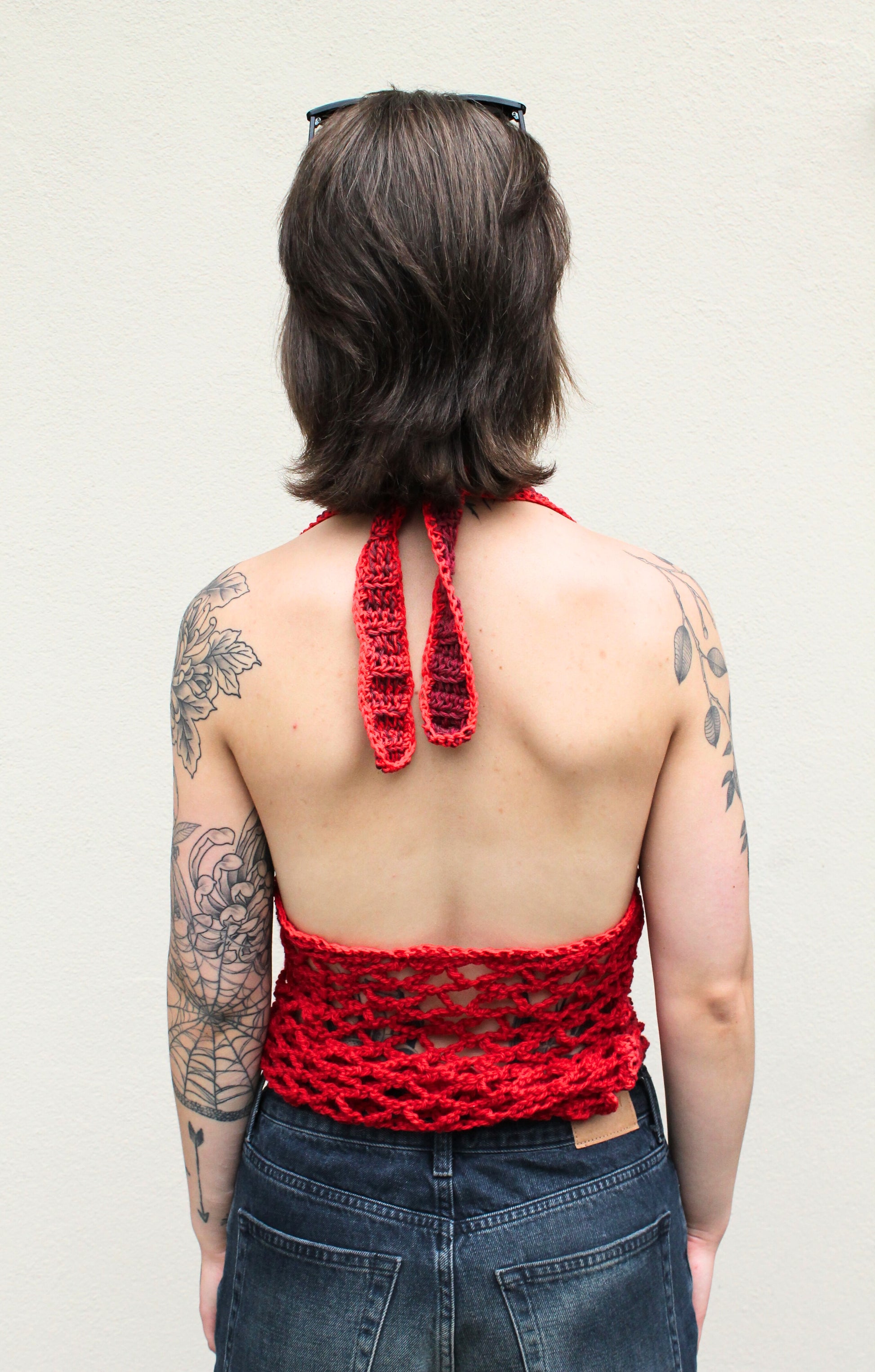 Halter Net Top