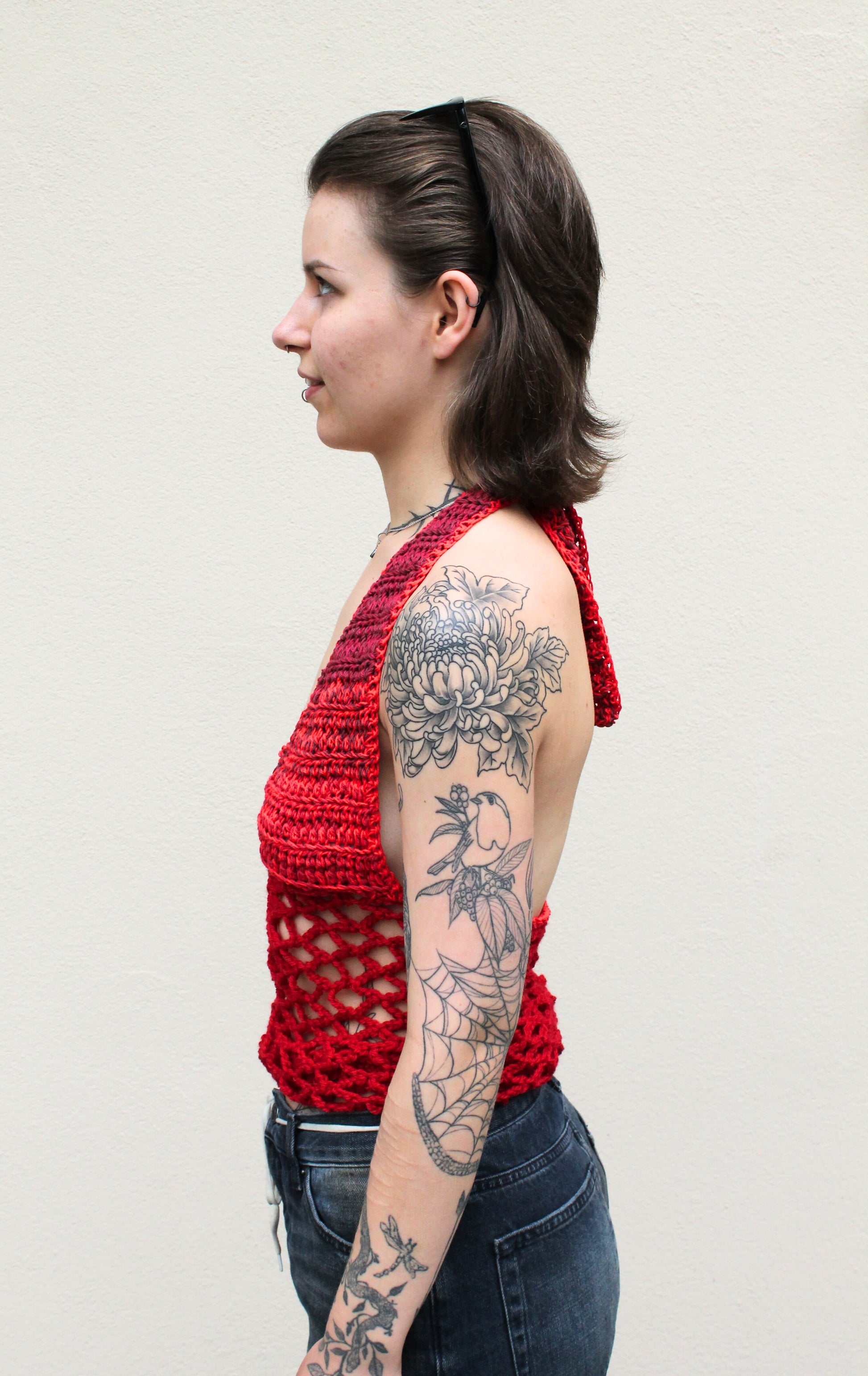 Halter Net Top
