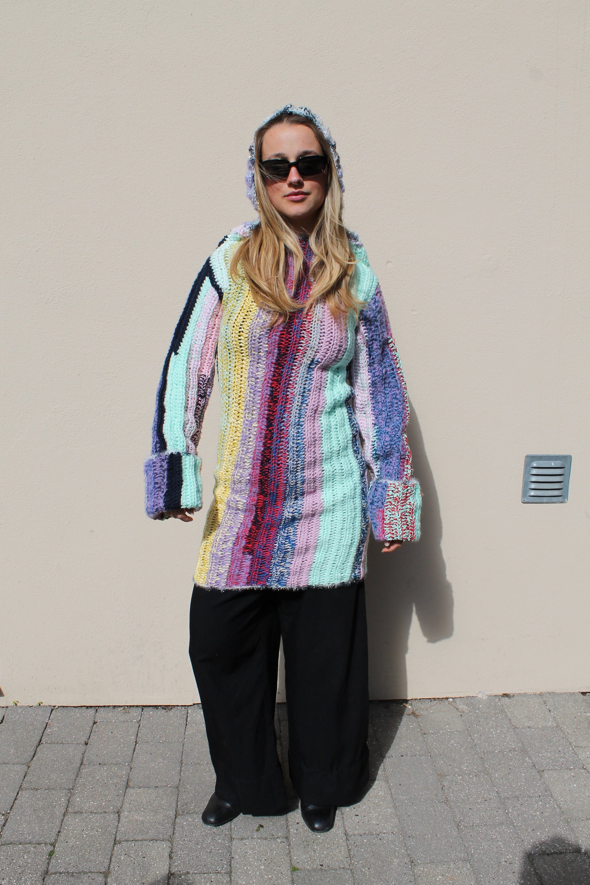Dress with hood