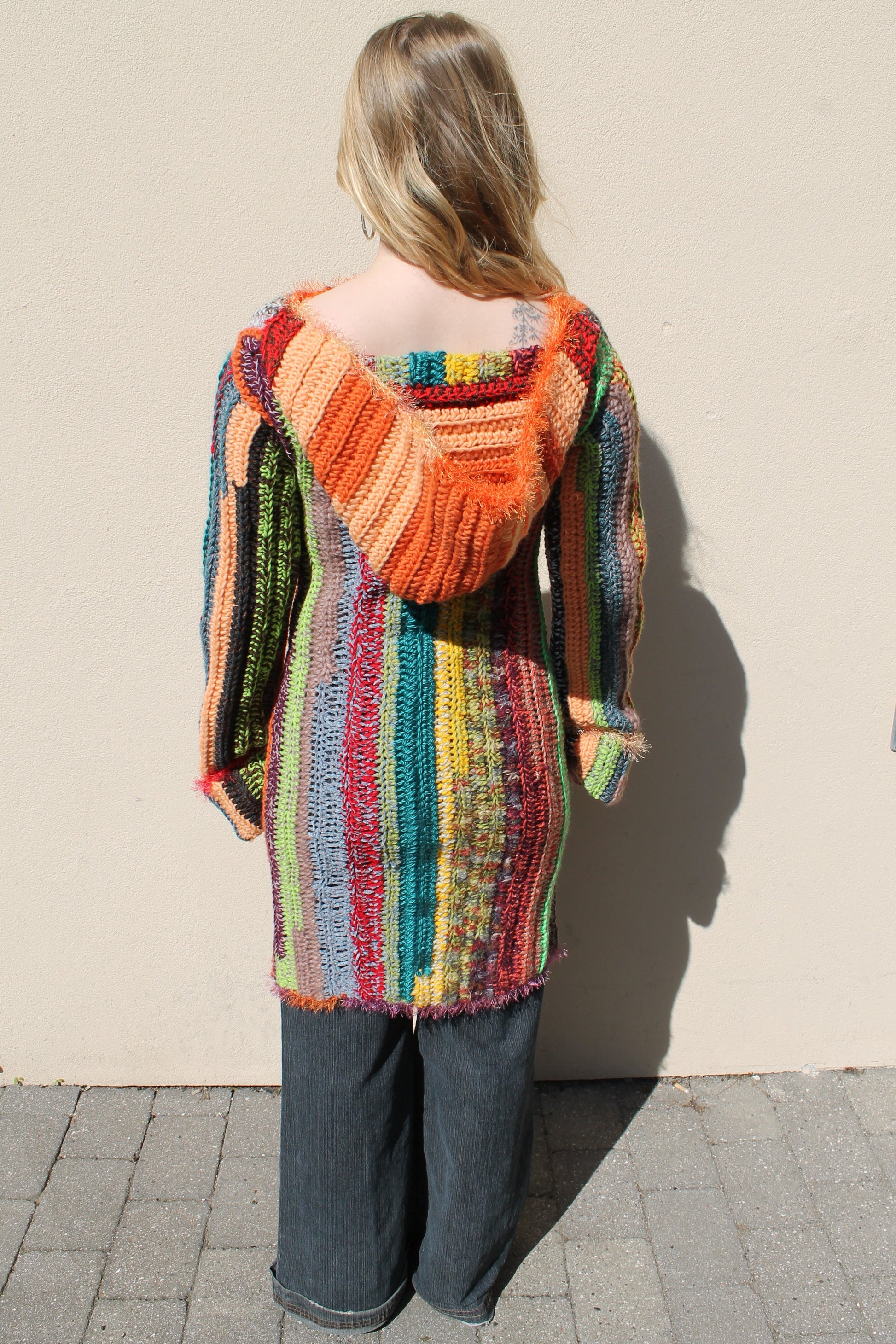Dress with hood
