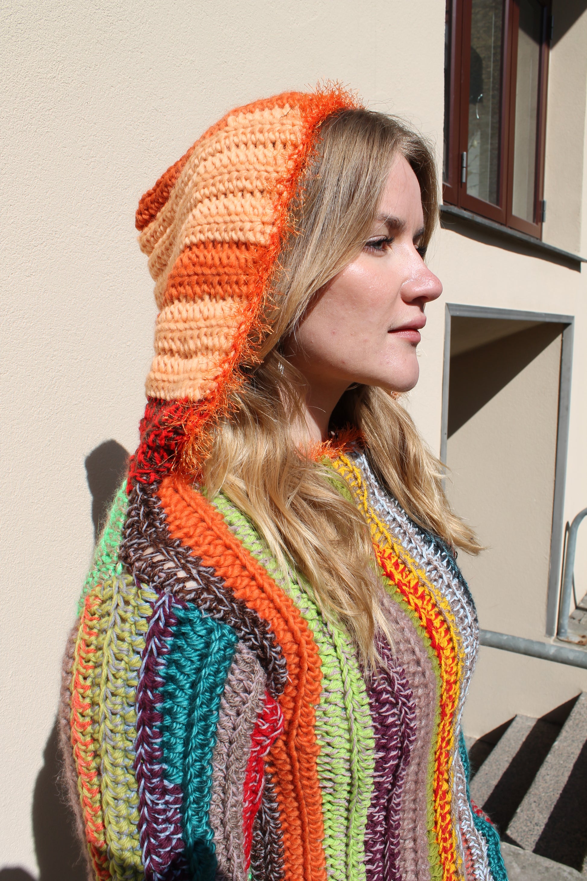 Dress with hood